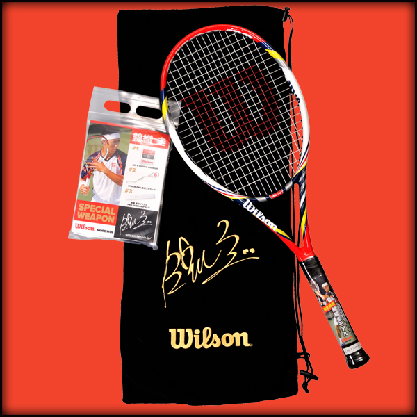 Wilson WebMagazine (ウイルソン ウェブ マガジン) :: PLAYERS :: 700本限定! 錦織と同一スペックのSTeam  PRO 95 with KEI spec